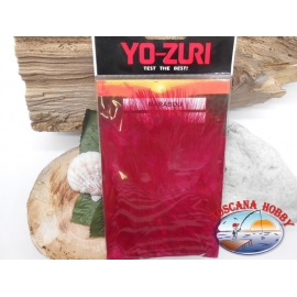 Confezione da circa 100 piume marabou 10gms  Yo-Zuri cod. Y234-R red FC.T29