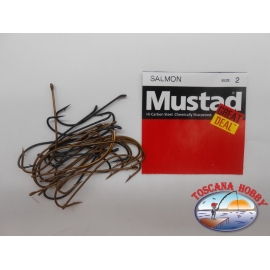 1 pack of 25 pcs Mustad "great deal" series Salmon sz.2 FC.A520