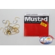 1 confezione da 25pz ami Mustad "great deal" serie Carp hooks sz.11 FC.A535