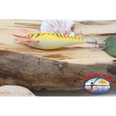 CREVETTES TOTANARE SQUID JIG, Yo-zuri, taille:M, col. d'orange. FC.AR587