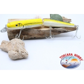 LURES WOOD JOINTED PIKIE, CREEK CHUB, 28cm-108gr, col.yellow. BR.67