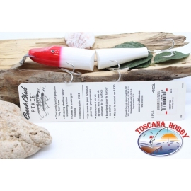 LURES JOINTED PIKIE, CREEK CHUB, 15cm-49gr, col.red/white. BR.97