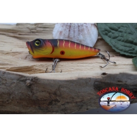 Popperino Minnow Viper, 6cm-8gr, floating, tiger orange, spinning. FC.V462