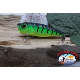 Popper Minno V Viper, 6cm-8gr, floating, small tiger green, spinning. V465