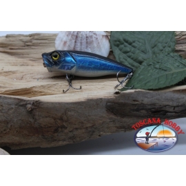 Popper Minno V Viper, 6cm-8gr, flottant, bleu argenté, filature. FC.V471