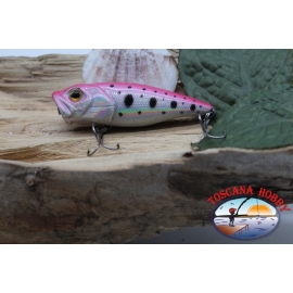 Popper Minno V Viper, 6cm-8gr, floating, leopard / pink, spinning. V473