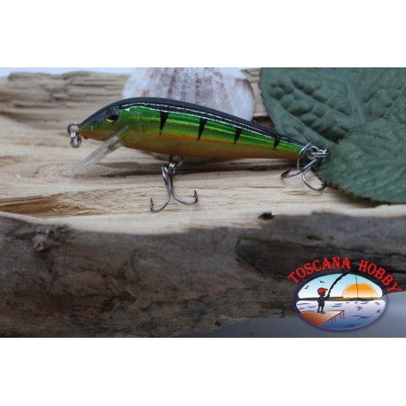 Artificial am Min Minno V Viper, 7cm-7gr, floating, orange / green, spinning. FC.V476