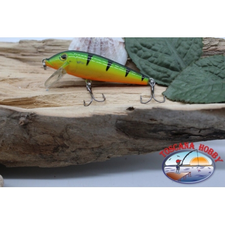 Artificial am Min Minno V Viper, 7cm-7gr, floating, orange / green, spinning. FC.V481