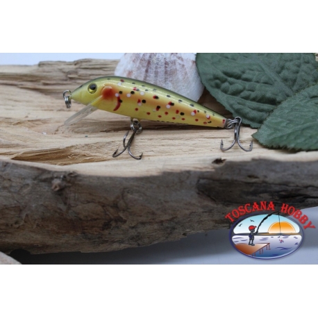 Amy Minnow Viper,7cm-7gr,floating, maculato dark orange,spinning. FC.V484A