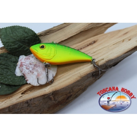 Künstliche Lipless Lures Viper 6,5 cm-17gr Sinking col. tiger green FC.V393