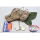 1bustina 4 pz Ami piombati con gancio Mustad, cod.91766BLN-b