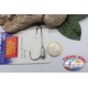 1bustina 4 pz Ami piombati con gancio Mustad, cod.91766BLN-a