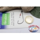 1bustina 5 pz Ami piombati offset con gancio Mustad, cod.37176BLN-a