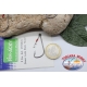 1bustina 5 pz Ami piombati offset con gancio Mustad, cod.37176BLN-a