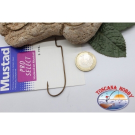 1 sachet 5 pcs Crochets de plomb décalés Mustad, cod.39116BR-1