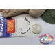 1bustina 5 pz Ami piombati Mustad offset con gancio, cod.37752BLN-1