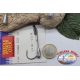 1bustina 4 piezas Ganchos de plomo Mustad con gancho, cod.91762BLN-1