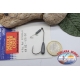 1bustina 4 piezas Ganchos de plomo Mustad con gancho, cod.91762BLN-1