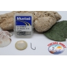 1 caja 50pcs anzuelos Mustad-cod.225BLM no.6, Cristal de Gancho FC.B8A