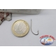 1 boîte de 50pcs hameçons Mustad cod.515N pas.3 Tout Rond FC.B15B