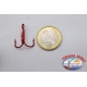 10 ancorette Mustad, cod. 35647R, n.4, rosse FC.H1D