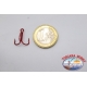 10 ancorette Mustad, cod. 35647R, n.8, rosse FC.H1F