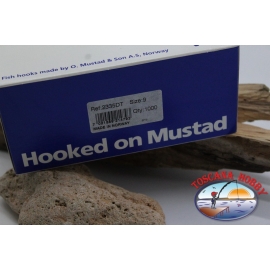 10 box 100 pcs Mustad, cod. 2330DT, no.9 FC.E3C