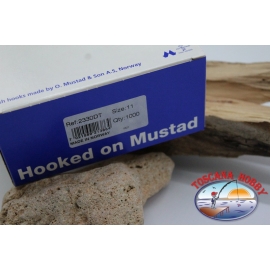 10 box da 100 pz ami Mustad, cod. 2330DT, n.11 FC.E3E