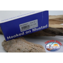 10 box 100 pcs Mustad, cod. 2330DT, no.12 FC.E3F