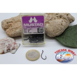 1 box 50pz ami Mustad cod. 11871, n.8, carp hook FC.B24A