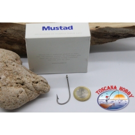 1 box 50pz angelhaken Mustad cod. 34007, nr. 4/0, öse FC.B57A