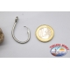 5 stk. angelhaken Mustad cod. 39960D, nr. 10/0, Tuna circle hooks, öse FC.B58A