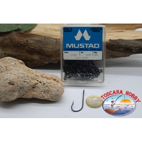 1 box 50 pz ami Mustad cod. 3137, n.4/0, occhiello FC.B68B