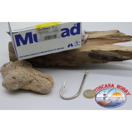 1 box 50 stk. angelhaken Mustad cod. 2330DT, nr. 1, Kirby sea hooks, öse FC.B72A