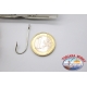 1 box 100 pz ami Mustad cod. 2330DT, n.11, Kirby sea hooks, occhiello FC.B72E