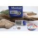 10 box 25pz angelhaken Mustad, cod. 92553FS, nr. 3/0 FC.E7A