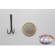 1 caja 5 uds Ami doble Mustad-cod. 80525BL, no.4, de acero al carbono ganchos,FC.D5B