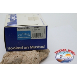 10 cuadro 5 pcs ami doble Mustad, el bacalao. 80525BL, no.4 FC.E10A