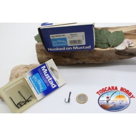 10 boîte de 5 pièces ami double Mustad, cod. 80525BL, pas.6 FC.E10B