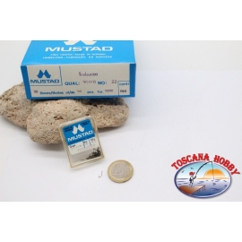 20 cuadro 50pcs anzuelos Mustad, el bacalao.90310, no.22, FC.E17F