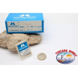 20 cuadro 50pcs anzuelos Mustad, el bacalao.90311, no.19, FC.E18E