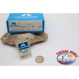 20 cuadro 50pcs anzuelos Mustad, el bacalao.90311, no.24, FC.E18H