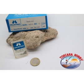 20 cuadro 50pcs anzuelos Mustad, el bacalao.90314, no.22, FC.E20C