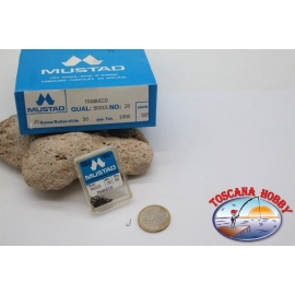 20 caja de 50 Mustad, el bacalao.90315 n.20, FC.E22A