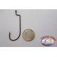 1 bustina 5pz ami Mustad cod.39117BR, n. 5/0, carbon steel hooks FC.B86A