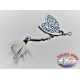 Rotating Butterfly Mepps spoon size 00 color W