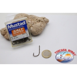 1 box 50 pcs Mustad cod.92661 n.1/0, Saltwater hooks FC.B99A