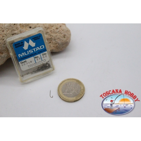 1 caja de 50 piezas Mustad-cod.90310 n.22, Trebuchet FC.B100F