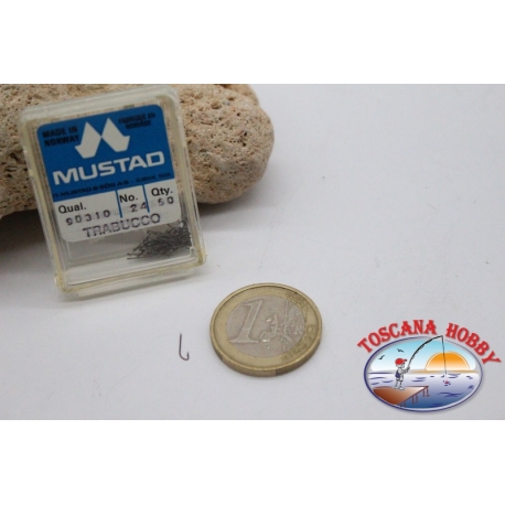 1 box  50 pz ami Mustad cod.90310 n.24, Trabucco FC.B100G