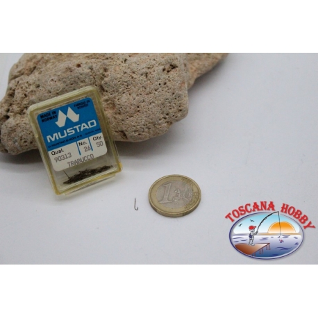 1 caja de 50 piezas Mustad-cod.90313 no.26 FC.B102D